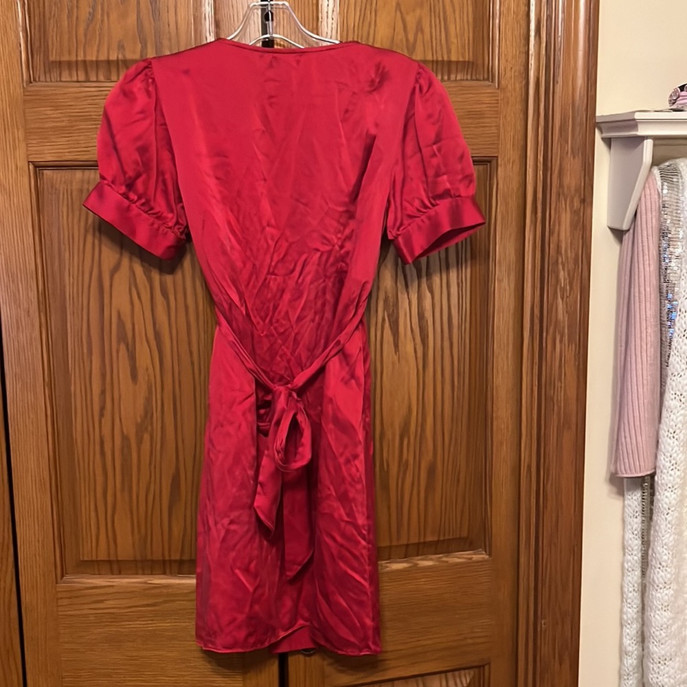 🔥HP🔥Vintage Betsey Johnson Red  Dress w/ Tie Back - Picture 4 of 4